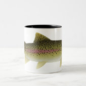 Regenbogenforelle Zweifarbige Tasse (Mittel)