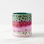 Regenbogenforelle Zweifarbige Tasse (Mittel)