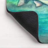 Regenbogenforellen-Wildlife-Art-Mauspad Mousepad (Ecke)