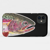 Regenbogenforellenangeln Case-Mate iPhone Hülle (Rückseite (Horizontal))