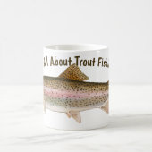 Regenbogenforellenangeln Kaffeetasse (Mittel)