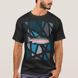 Regenbogenforellenmosaik T-Shirt