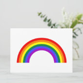 Regenbogenform Einladung (Stehend Vorderseite)