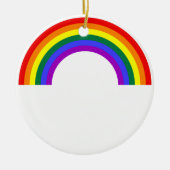 Regenbogenform Keramikornament (Vorne)