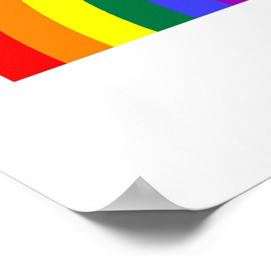 Regenbogenform Poster (Ecke)