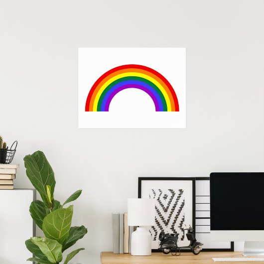 Regenbogenform Poster (Heimbüro)