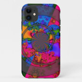 RegenbogenFraktal Case-Mate iPhone Hülle (Rückseite)