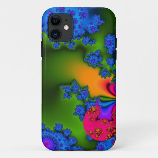 RegenbogenFraktal Case-Mate iPhone Hülle (Rückseite)
