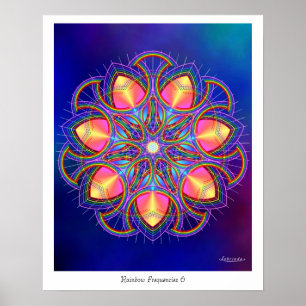 Regenbogenfrequenzen 6 Poster