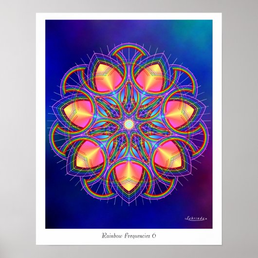 Regenbogenfrequenzen 6 Poster (Vorne)