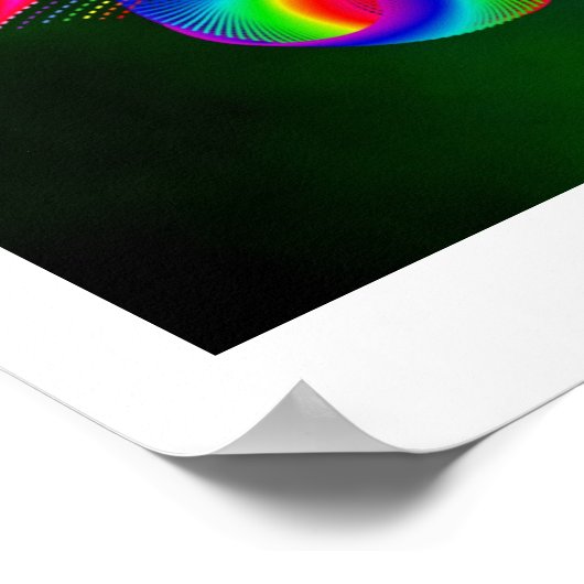 Regenbogenfrequenzen 7 Poster (Ecke)
