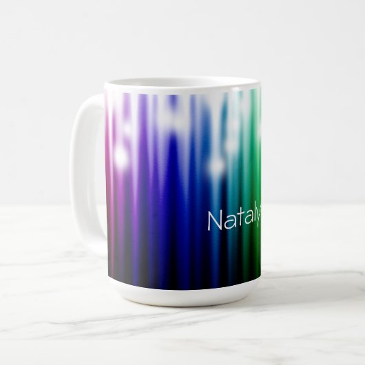 Regenbogenfunktur kaffeetasse (Vorderseite Links)