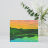 Regenbogengebirge und Küstengewässer Kanada Postkarte (Stehend Vorderseite)