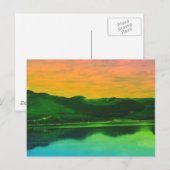 Regenbogengebirge und Küstengewässer Kanada Postkarte (Vorne/Hinten)