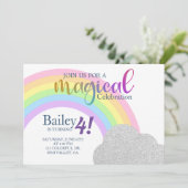 Regenbogengeburt, Regenbogen, Geburtseinladung, Ki (Stehend Vorderseite)