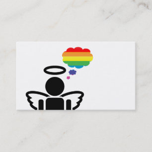 Regenbogengedanken : Gay Angelicon Visitenkarte
