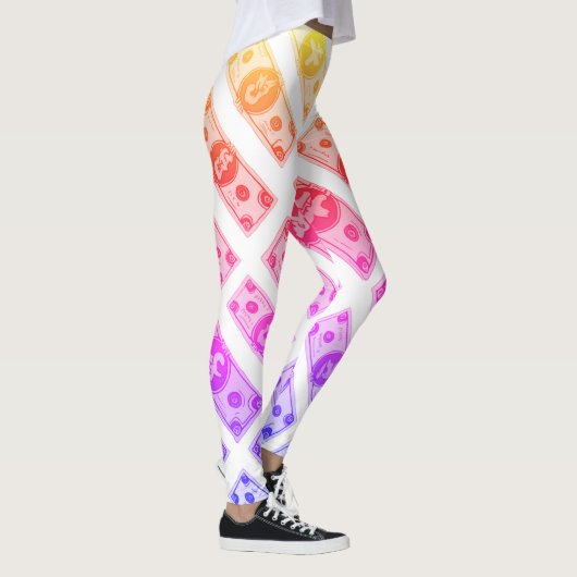 Regenbogengeld Leggings (Rechts)