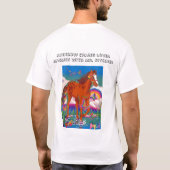 Regenbogengeleitboot T-Shirt (Rückseite)