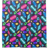 Regenbogengemische Duschvorhang (Vorderseite)