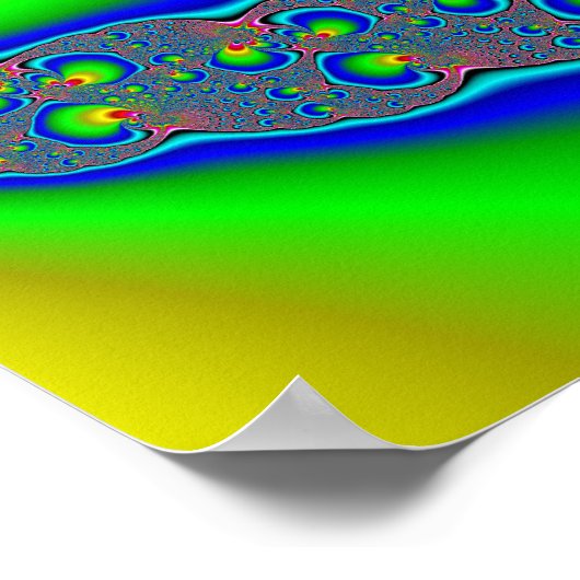 Regenbogengenerator - Fraktal Poster (Ecke)
