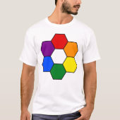 Regenbogengeometrie T-Shirt (Vorderseite)