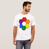 Regenbogengeometrie T-Shirt (Vorne ganz)