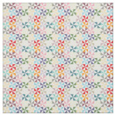 Regenbogengeometrisches Pinwheel-Muster Stoff (Muster)