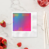 Regenbogenglitte Serviette (Beispiel)