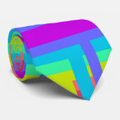 Regenbogenglittenmuster Krawatte (Gerollt)