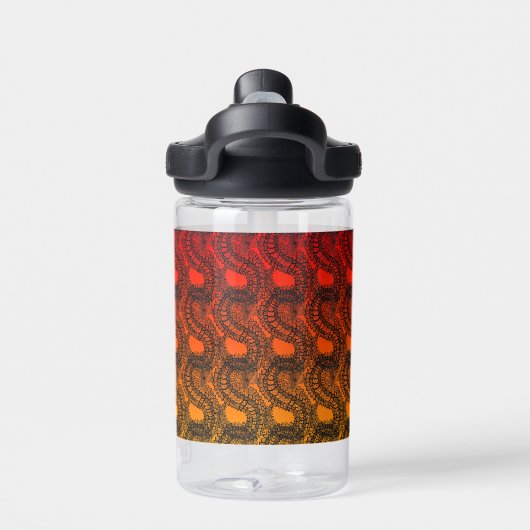 Regenbogengradiolin Trinkflasche (Rückseite)