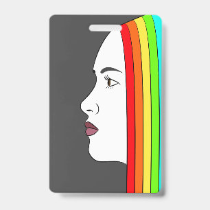 Regenbogenhaar Ausweis