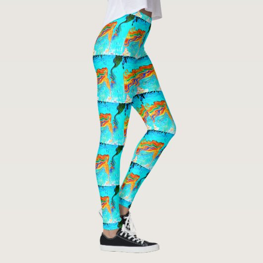 Regenbogenhaar Leggings (Rechts)