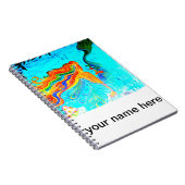 Regenbogenhaar-Merkzettel Notizblock (Rechte Seite)