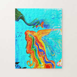 Regenbogenhaar Puzzle