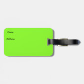 Regenbogenhaar unicorn schwarzes Gepäckanhänger (Rückseite horizontal)