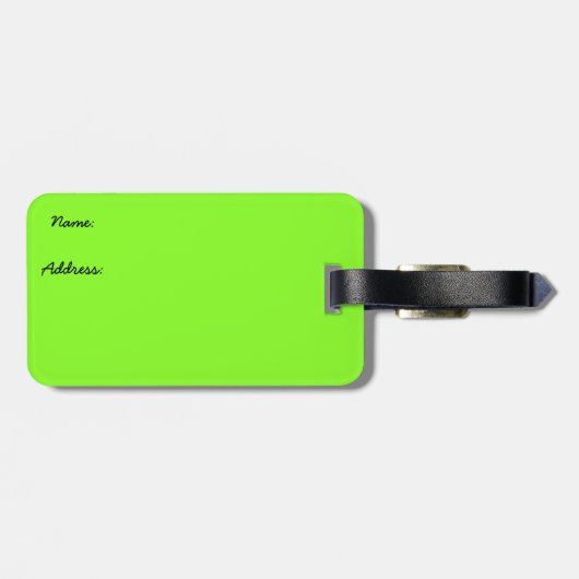 Regenbogenhaar unicorn schwarzes Gepäckanhänger (Rückseite horizontal)