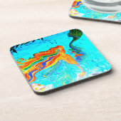 Regenbogenhaar-Untersetzer Untersetzer (Linke Seite)