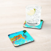 Regenbogenhaar-Untersetzer Untersetzer (Rechte Seite)