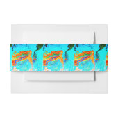 Regenbogenhaarige Meerjungfrauen Einladungsbanderole (Vorderseite Beispiel)