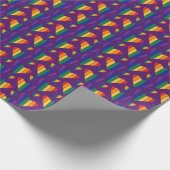 Regenbogenhalbmesser Geschenkpapier (Ecke)