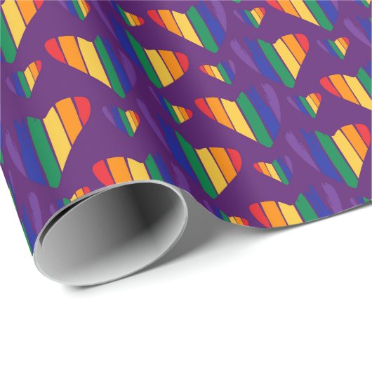 Regenbogenhalbmesser Geschenkpapier (Rolleneckpunkt)