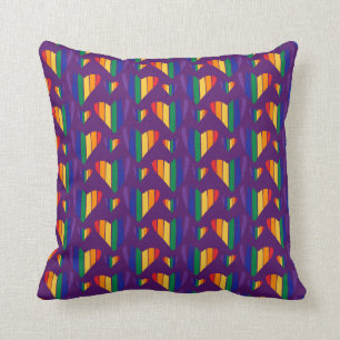 Regenbogenhalbmesser Kissen