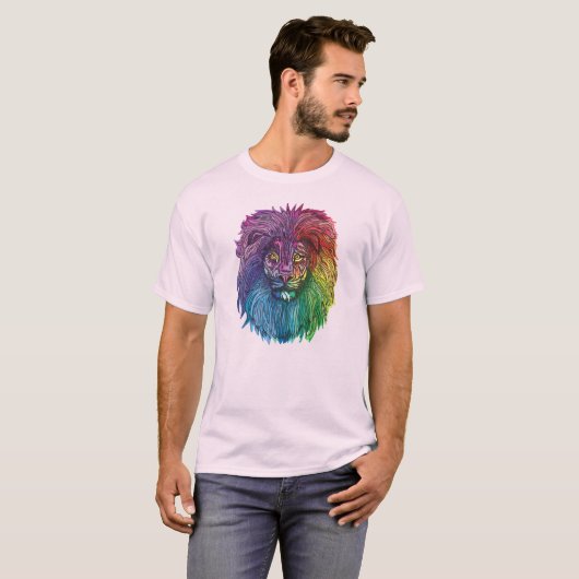 Regenbogenhalbmesser T-Shirt (Vorne ganz)