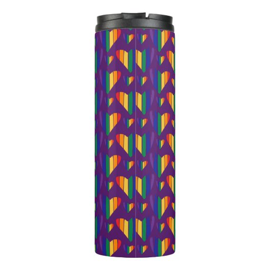 Regenbogenhalbmesser Thermosbecher (Rückseite)