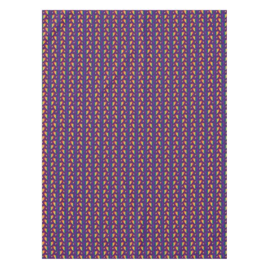 Regenbogenhalbmesser Tischdecke (Vorderseite)