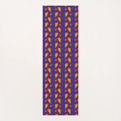 Regenbogenhalbmesser Yogamatte (Vorderseite)