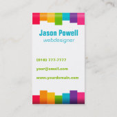 Regenbogenhallo Visitenkarte (Rückseite)