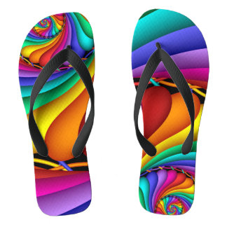 Regenbogenhalterung Gay Pride LGBT Flip-Flops Badesandalen