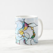 Regenbogenhalterungen. Unity of Stached Glass Seri Kaffeetasse (VorderseiteRechts)