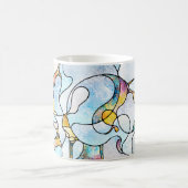 Regenbogenhalterungen. Unity of Stached Glass Seri Kaffeetasse (Mittel)